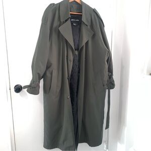 PIERRE CARDIN CLASSIC MENS TRENCH COAT  quilted removable lining size 40R